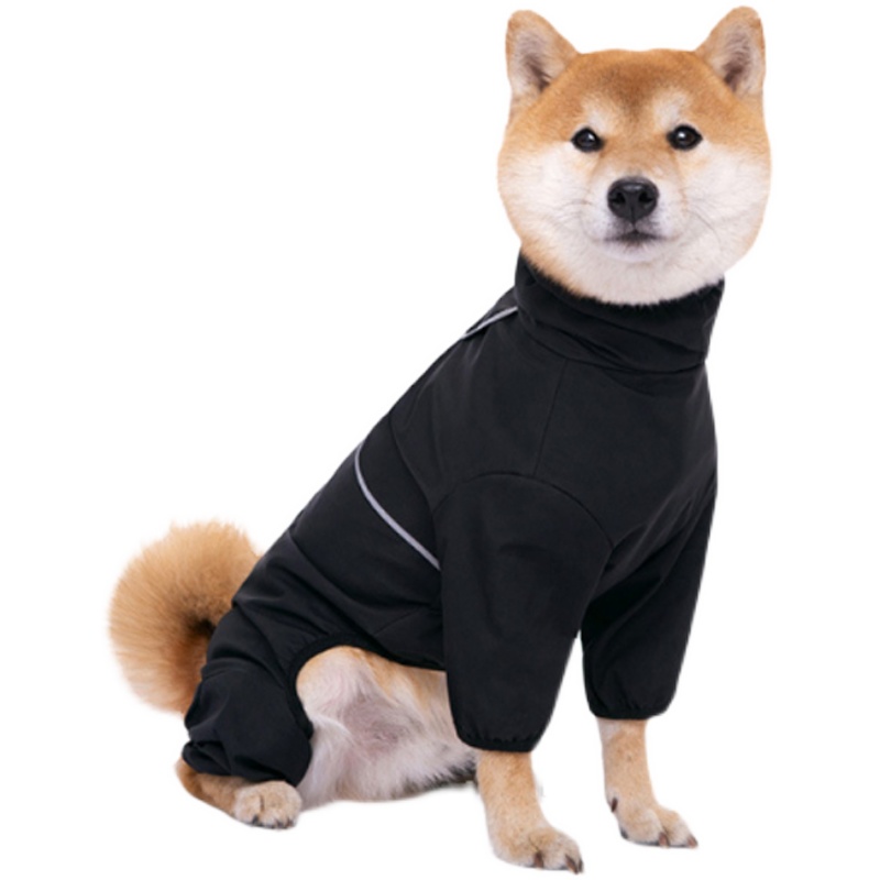 Lovinpet Waterproof Four-Legged Dog Raincoat for Large & Medium Dogs