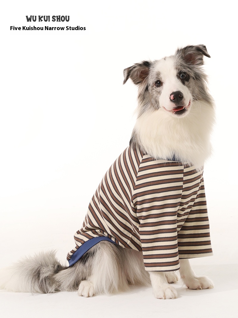 Dog clothes thin big dog breathable anti-lint small and medium-sized dogs pajamas border collie summer bottoming shirt
