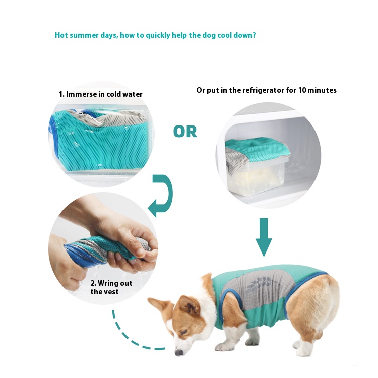 Best Cooling Jacket for Dogs | Ice Vest Reflective Safety