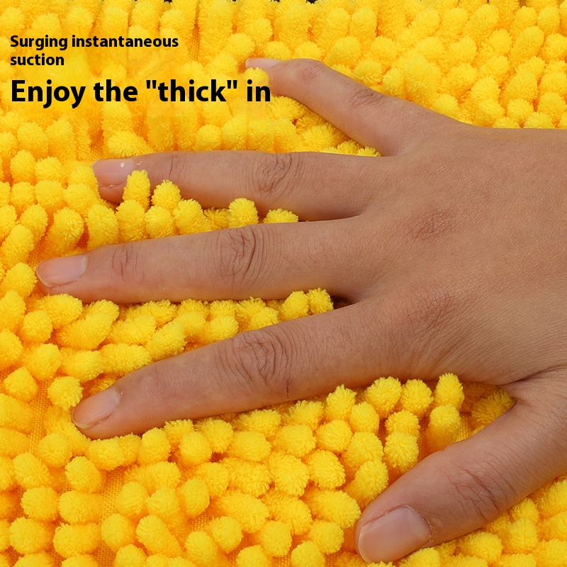 Pet bath towel dog cat quick-drying bath towel soft absorbent coral fleece bath towel pet supplies