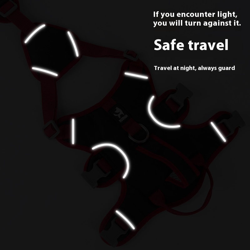 Anti breaking loose dog hand holding rope chest strap small and medium-sized dogs Jarre Aero bull Corgi and Shiba Inu dog leash dog leash dog chain