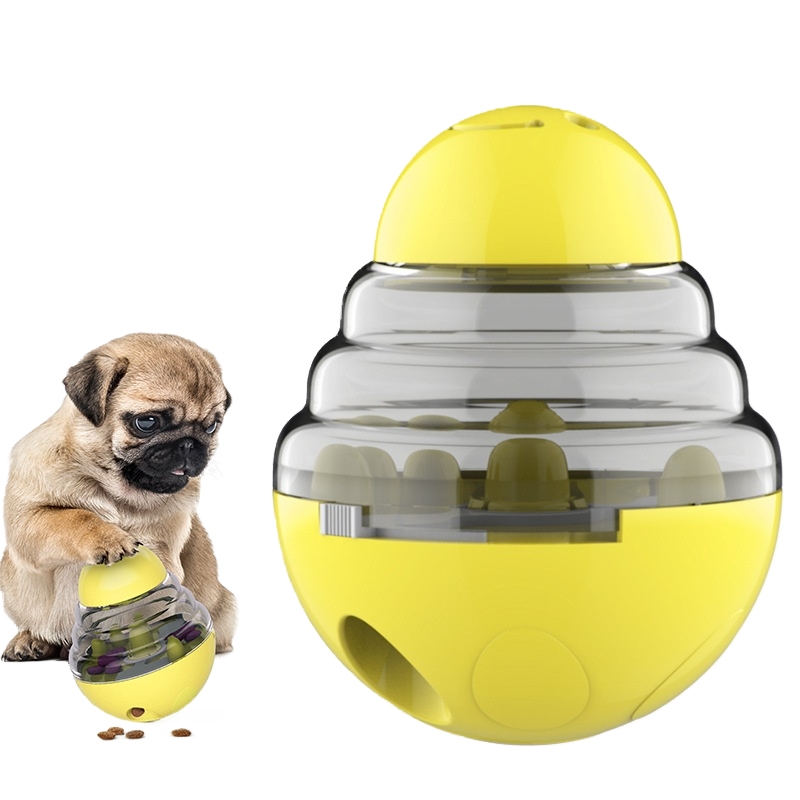 Feeder food dropping ball tumbler dog toys