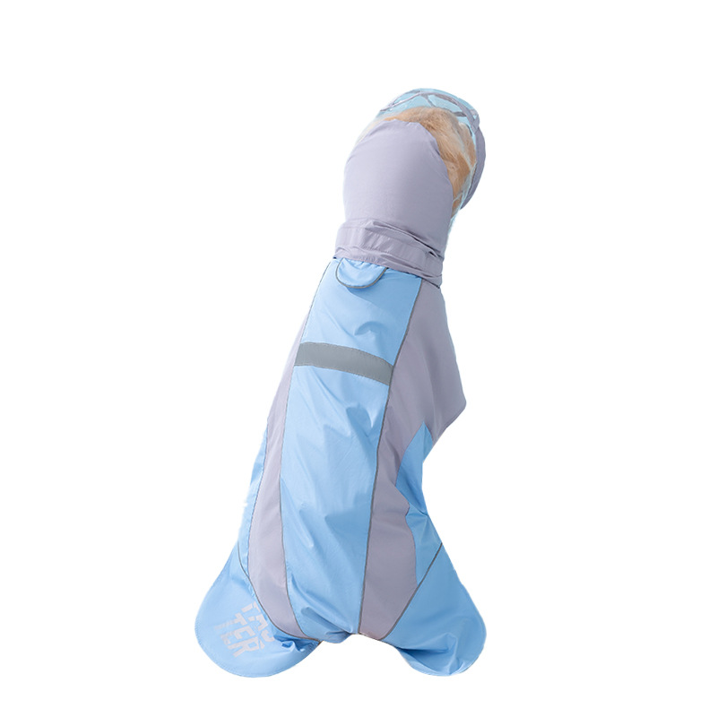 Best Dog Raincoat with Hood - Waterproof and Reflective Slicker for Large Dogs