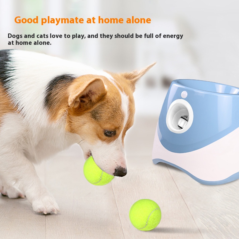 Pet outdoor toy ball automatic throwing ball pitching device