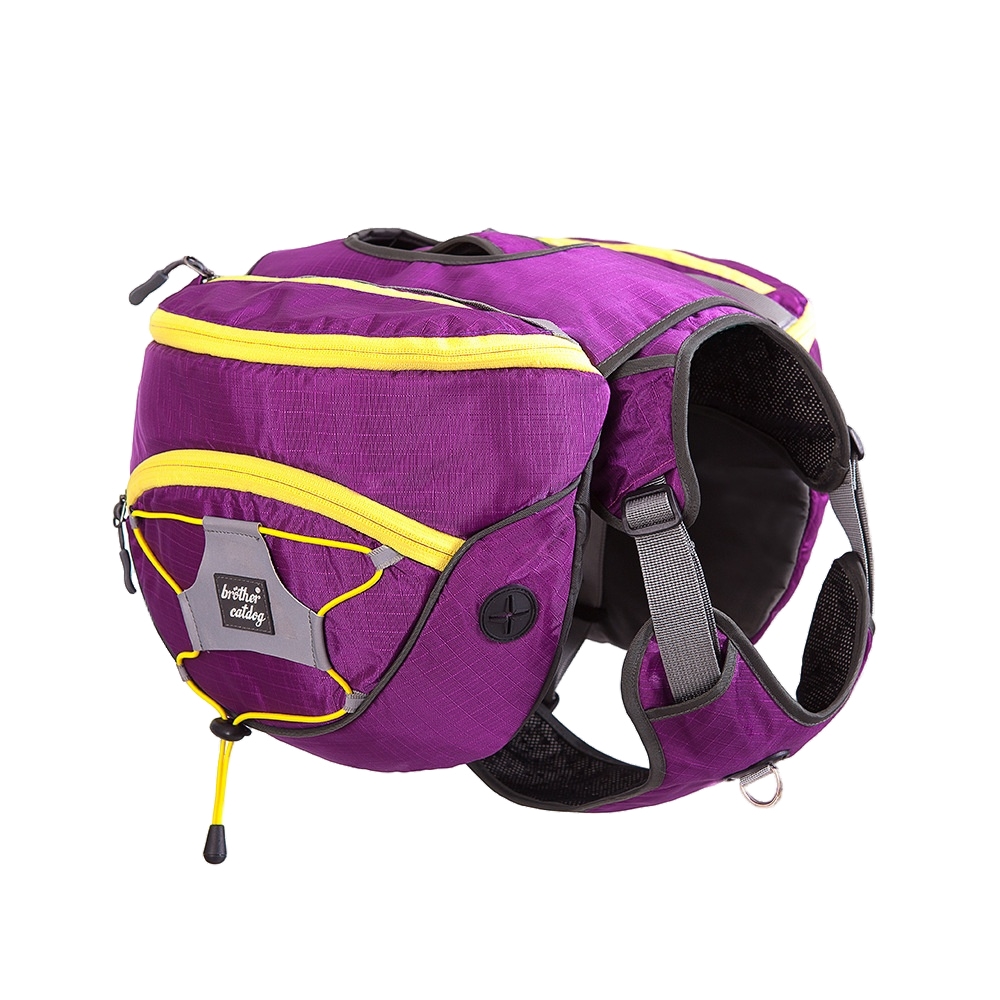 Pet dog dog backpack large dog outing dog backpack golden retriever Samoyed two ha detachable backpack