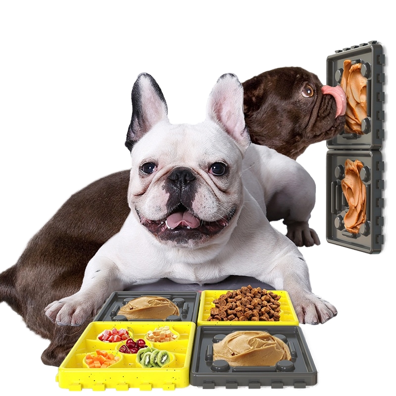 Dog Licking Mat Slow Feeder Peanut Lick Pad with Suction