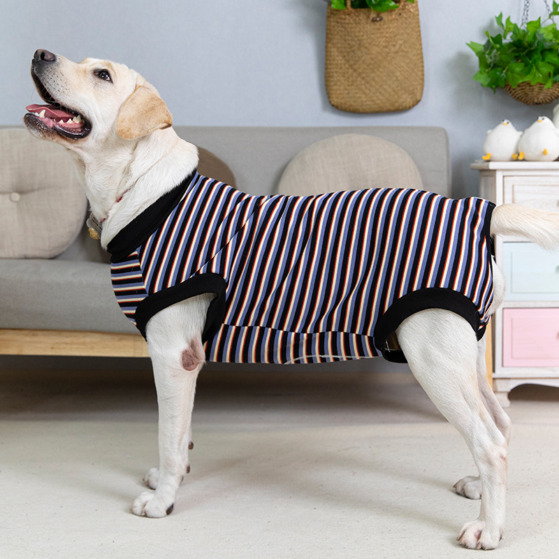 Big dog clothes autumn and winter fleece-lined thickened golden retriever bellyband vest warm prevent catching cold female canine all-inclusive belly post-operation clothes