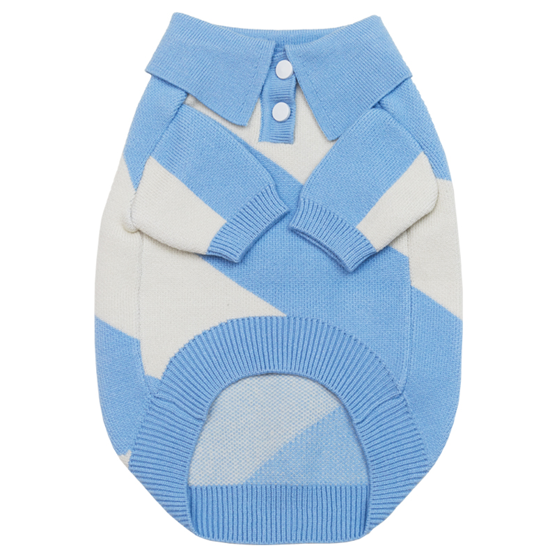 Pet dog clothes sweater border collie Shiba Inu Schnauzer cat sweater anti-lint spring and autumn