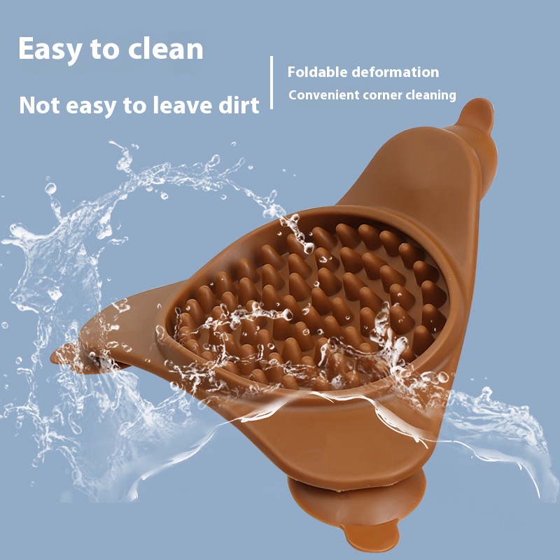 Pet supplies pet tableware suction cup licking mat dog snack mat slow feeding bowl dog licking mat