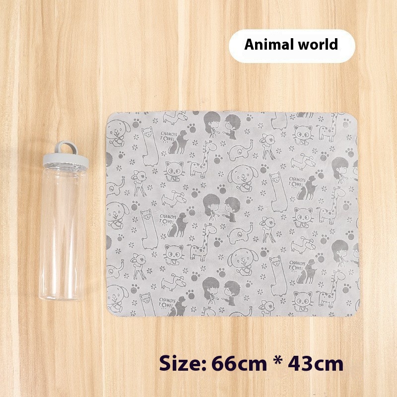 Extra Large bag car wash rag suede towel deerskin towel pet water-absorbing and hair drying head wiping window cleaning