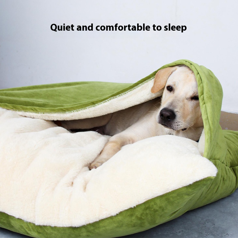 Dogs pocket plush removable and washable autumn and winter Korean style small Lingti warm nest