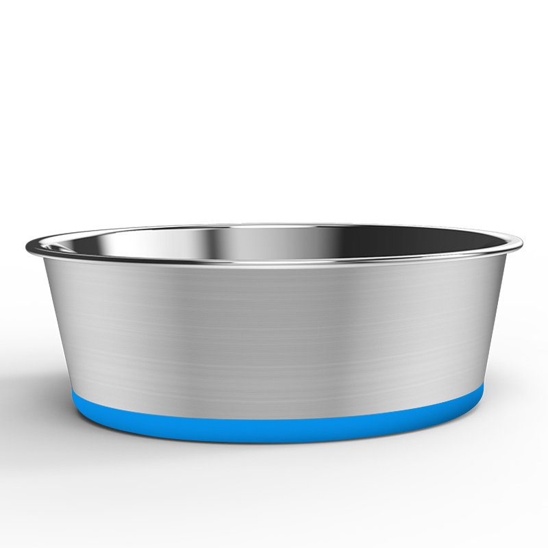 Supemoto dog food bowl cat bowl dog bowl dog basin Pet Bowl anti-tumble non-slip water bowl stainless steel rice basin large dog
