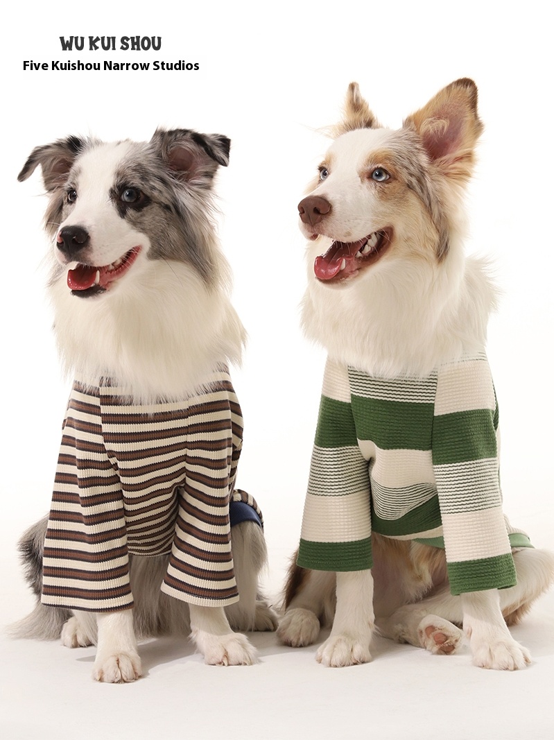 Dog clothes thin big dog breathable anti-lint small and medium-sized dogs pajamas border collie summer bottoming shirt