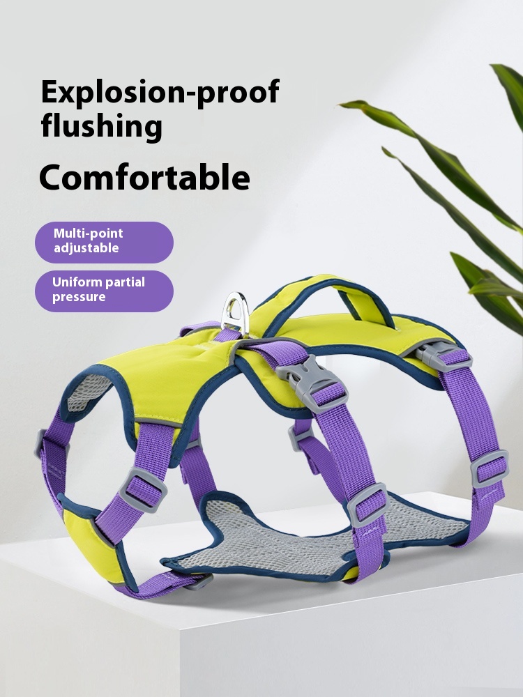 Lifting dog breast strap vest-style medium-sized dog Corgi and Shiba Inu small dog teddy dog leash anti breaking loose