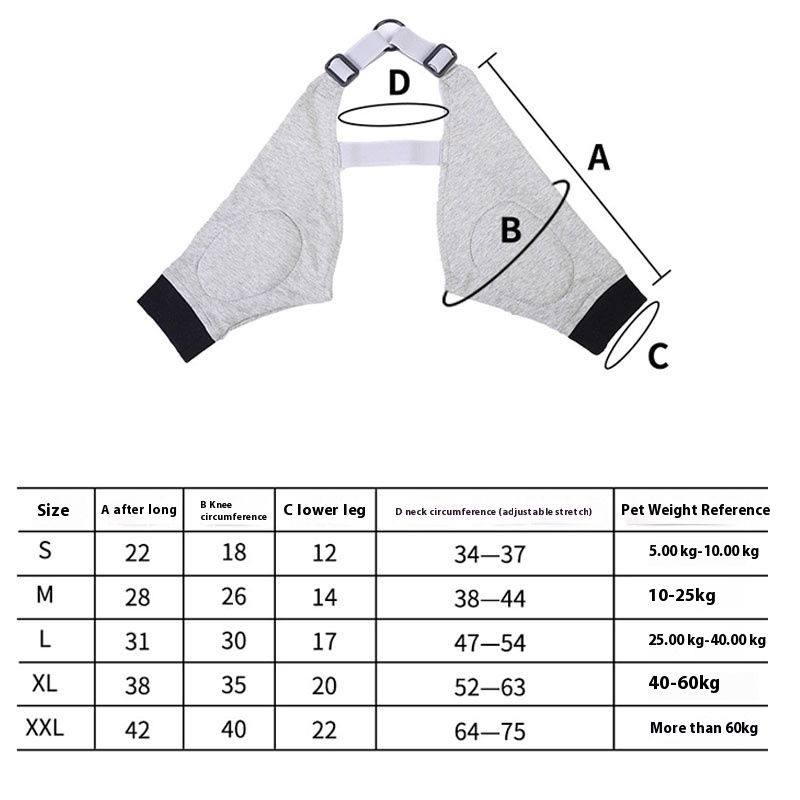 Pet knee pads large dog elbow pads leg knee pads supplies dog elbow pads joint protective cover Labrador