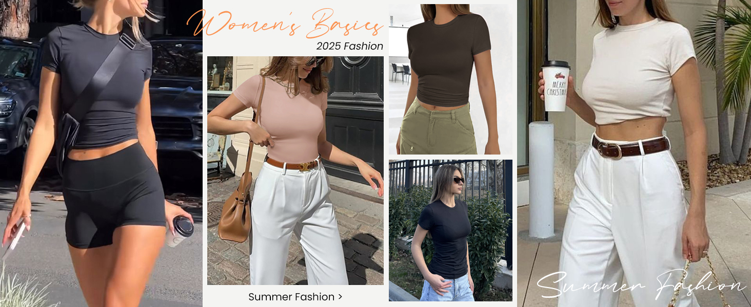 tops for women trendy womens short sleeve shirts