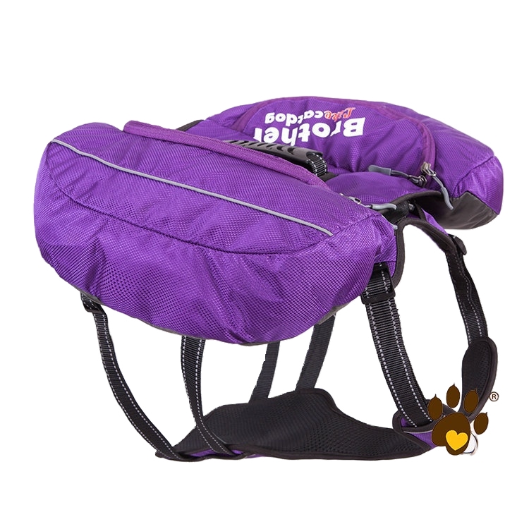 Pet dog outing schoolbag snack portable dog backpack medium large dog hand holding rope chest strap