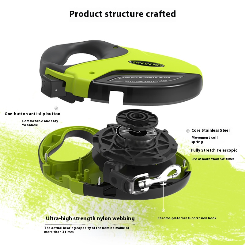 Pet automatic retractable leash dog reflective traction belt tractor dog leash dog rope cat collar