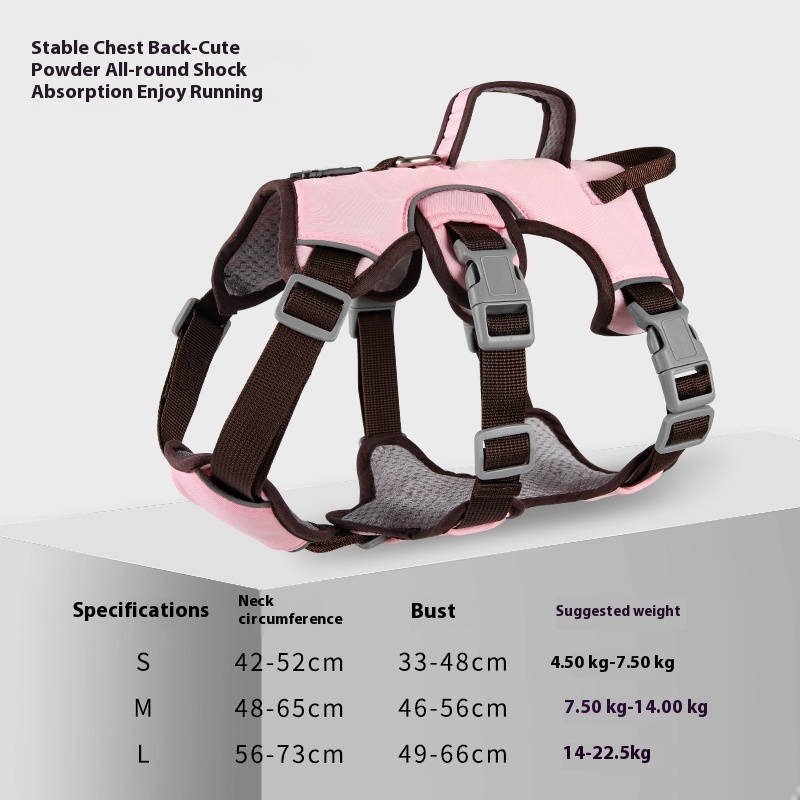 Anti breaking loose dog hand holding rope chest strap small and medium-sized dogs Jarre Aero bull Corgi and Shiba Inu dog leash dog leash dog chain