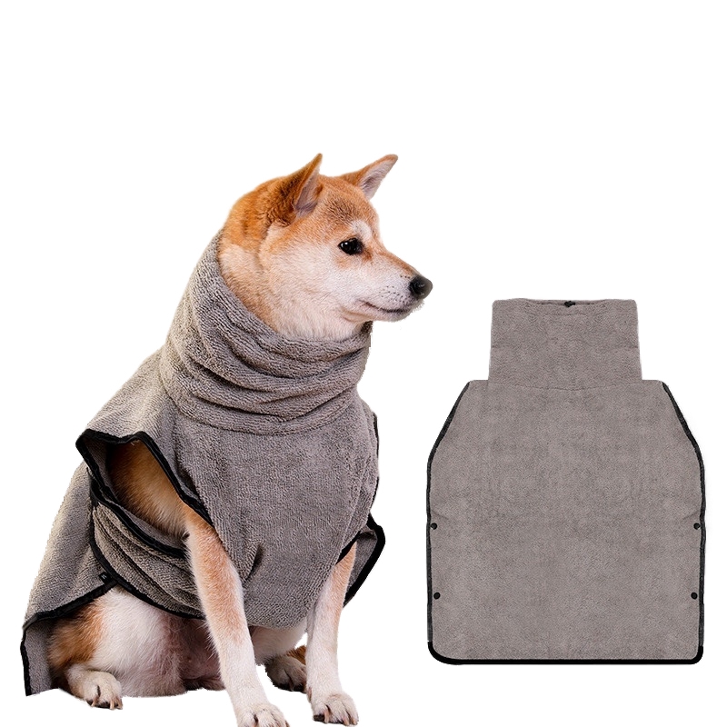Medium & Big Dog Bathrobe -  Quick-drying absorbent towel