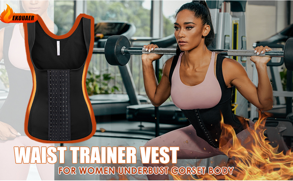 Ekouaer Waist Trainer Vest For Women