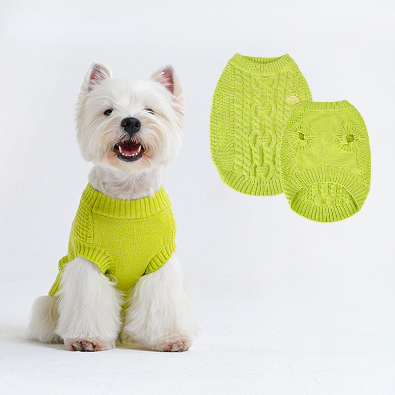 Warm Dog Sweater Vest - Anti-Static, Small & Medium Dogs, Elastic Fit