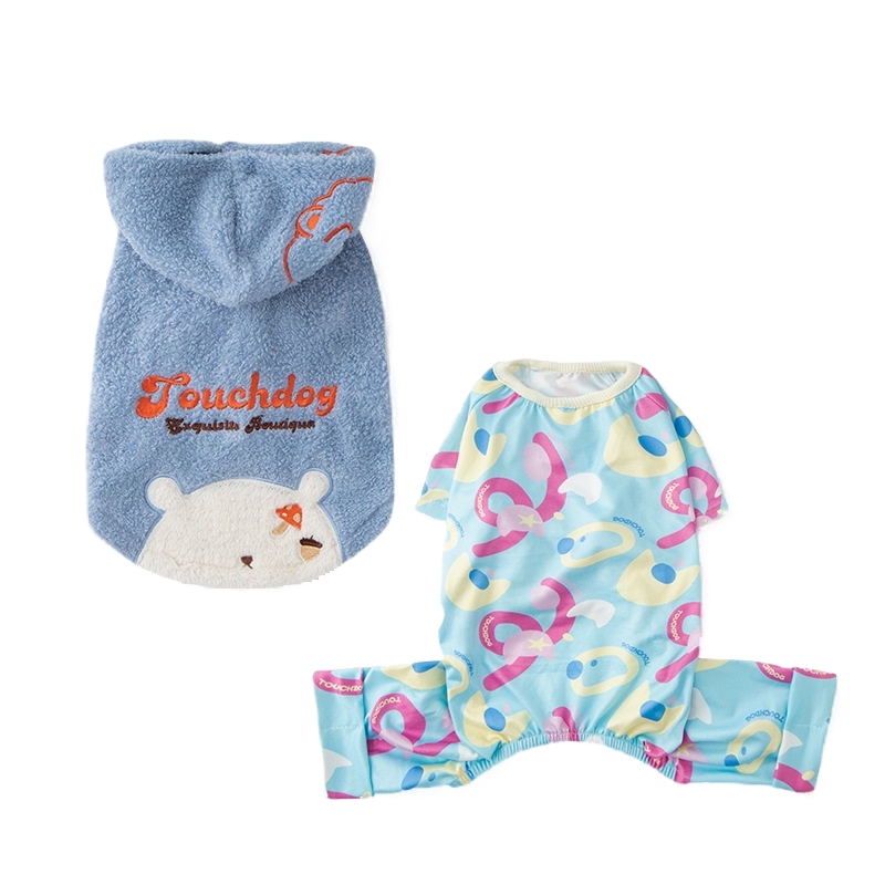 Warm Winter Dog Clothes Set - Four-Legged Small Dog Sweater for Teddy, Bichon