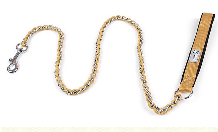 Dog anti-bite hand holding rope dog chain rope golden retriever Samoyed Alaska large, medium and small dogs explosion-proof