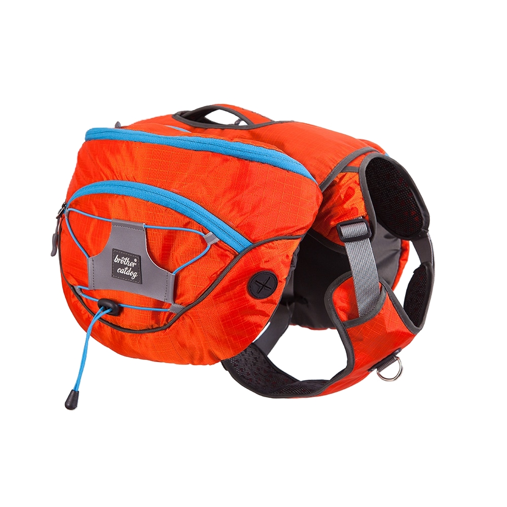 Pet dog dog backpack large dog outing dog backpack golden retriever Samoyed two ha detachable backpack