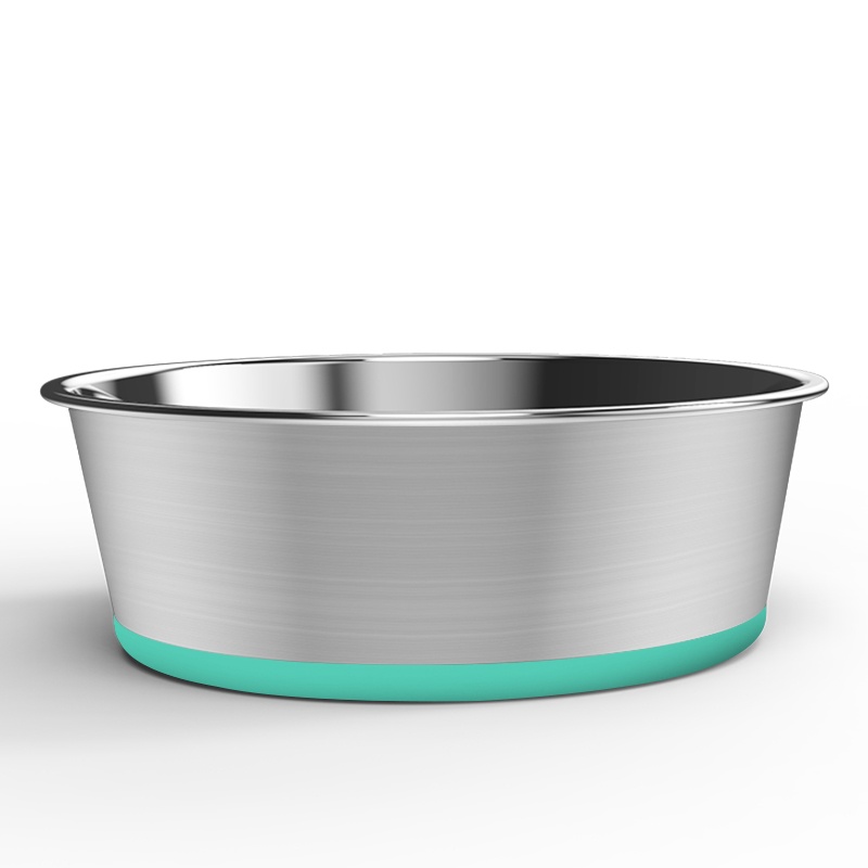 Supemoto dog food bowl cat bowl dog bowl dog basin Pet Bowl anti-tumble non-slip water bowl stainless steel rice basin large dog