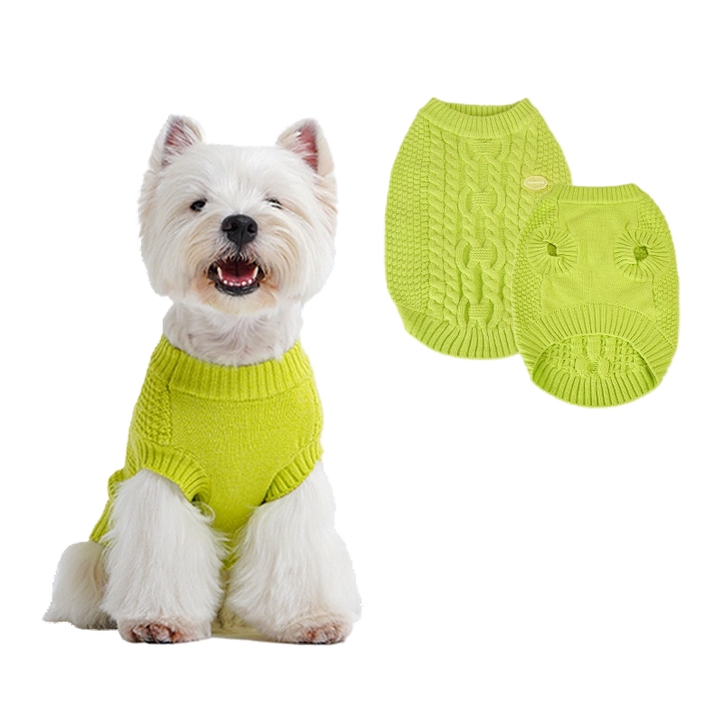 Warm Dog Sweater Vest - Anti-Static, Small & Medium Dogs, Elastic Fit