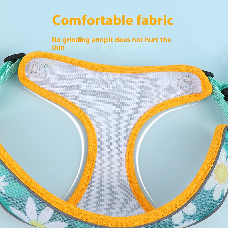 Pet hand holding rope vest dog hand holding rope reflective explosion-proof dog leash pet strap pet supplies