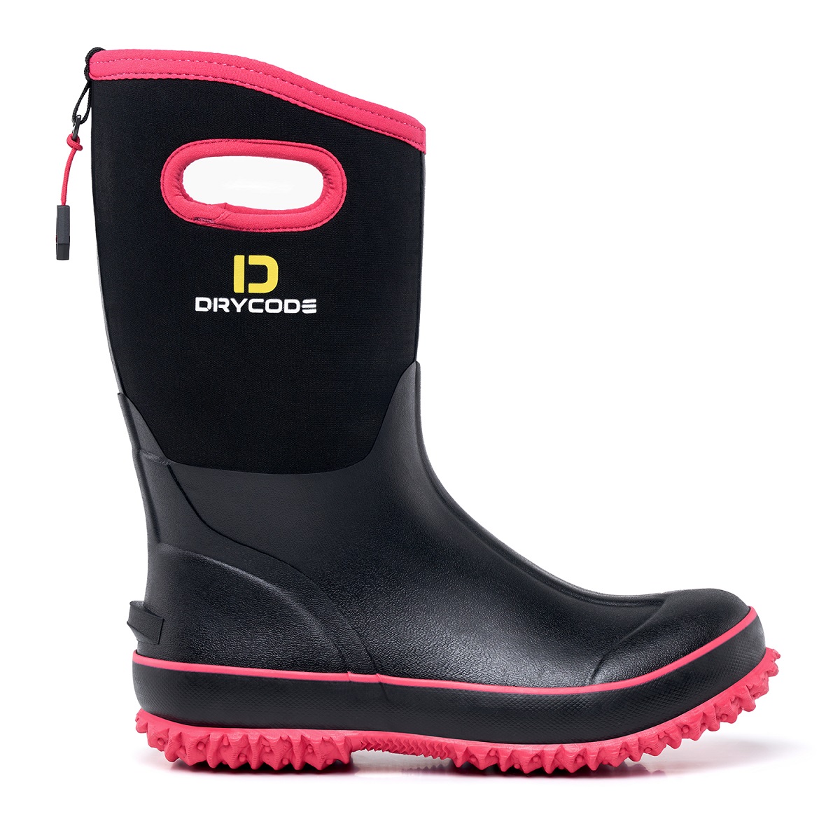 DRYCODE Rubber Boots (Pink) for Women's Gardening Farming