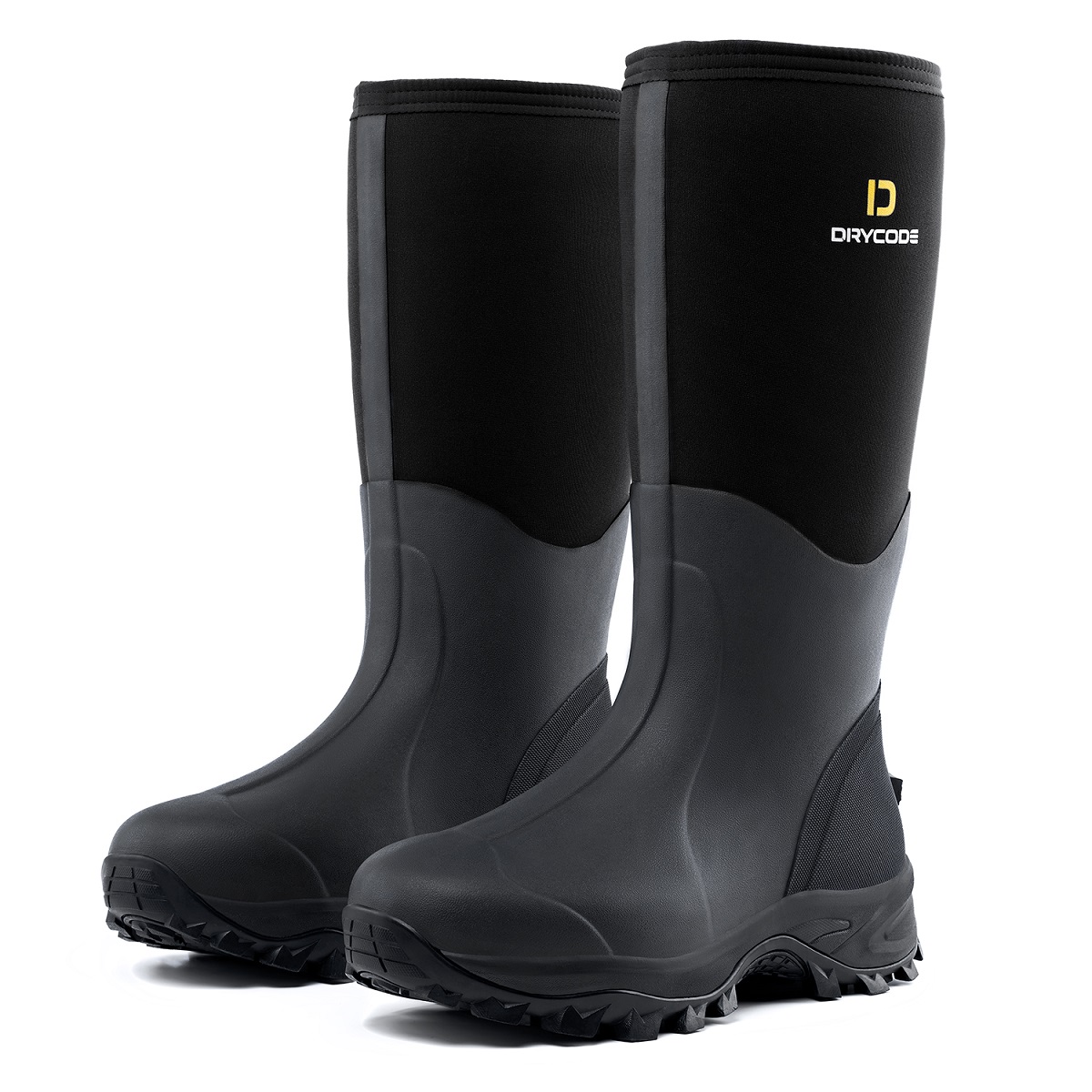 D DRYCODE Rubber Boots for Women, Rain Boots with