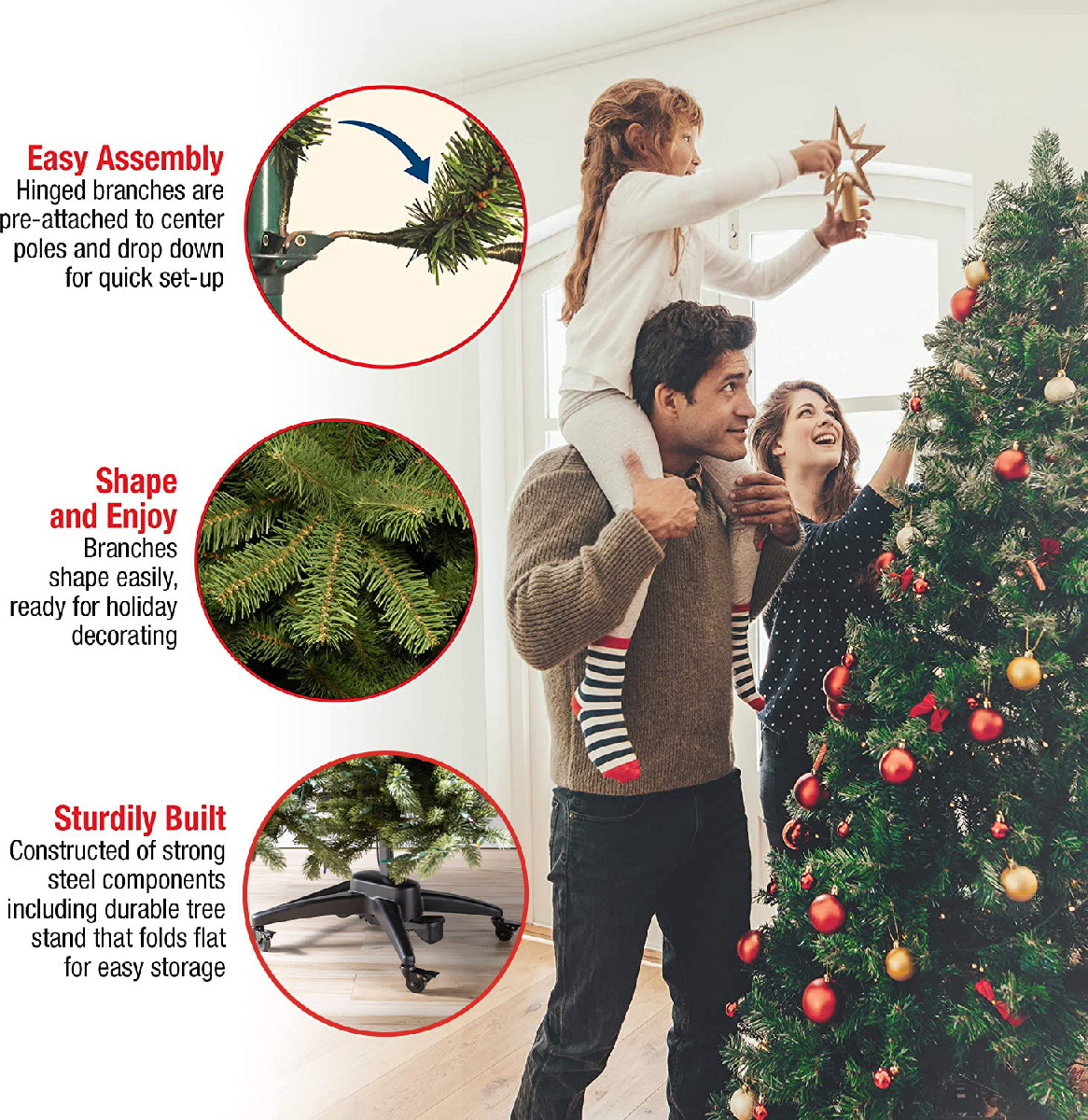 💝Last Day Sale-Christmas Tree with Magical Retractable Remote Control🎄