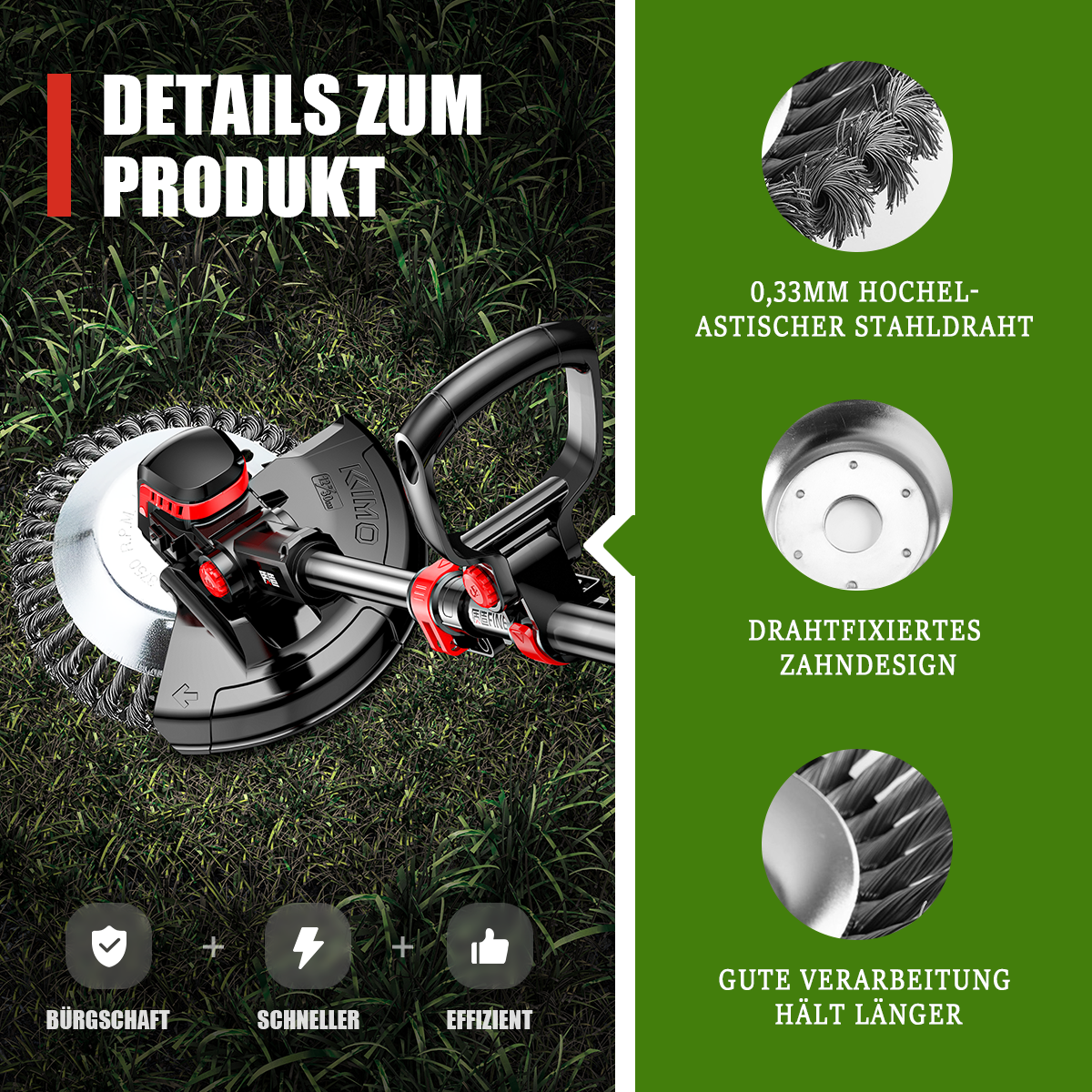 Der unzerstörbare Rasentrimmer