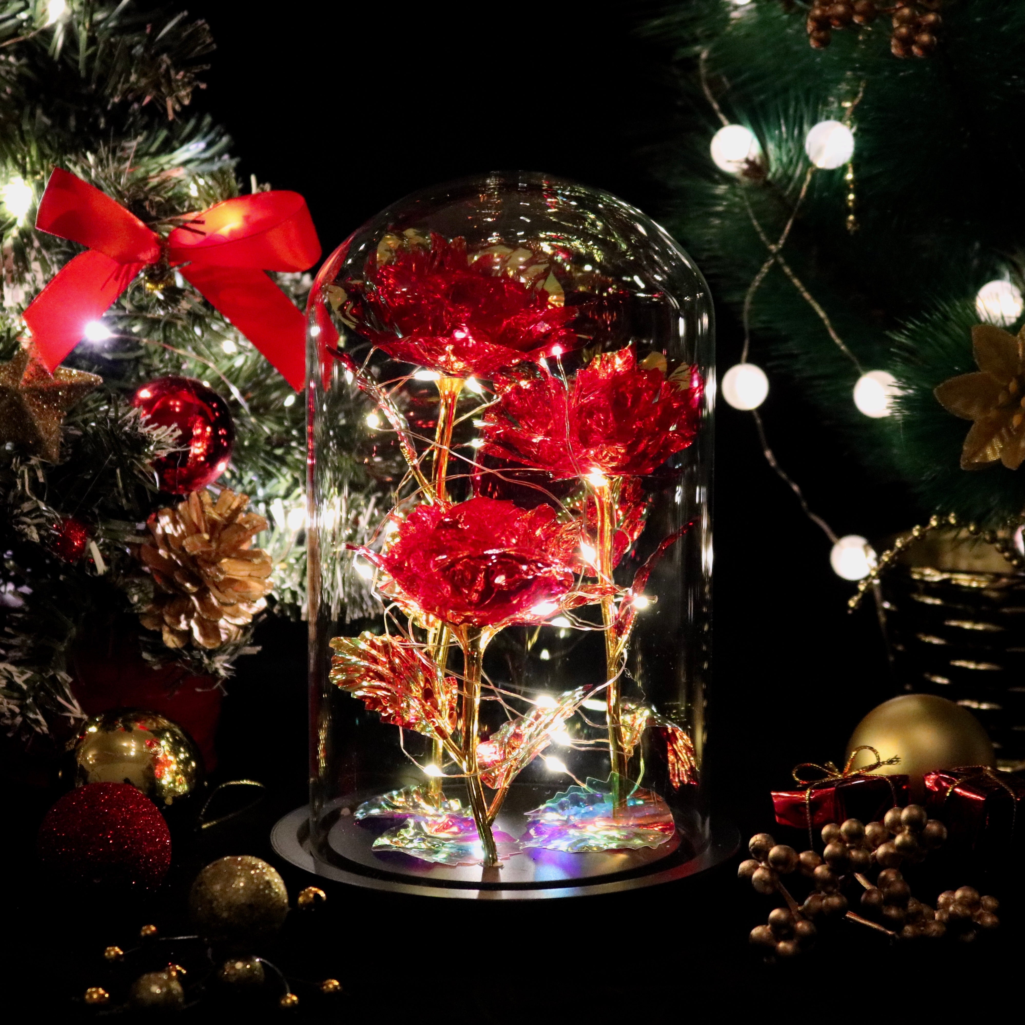 Magische leuchtende Rose