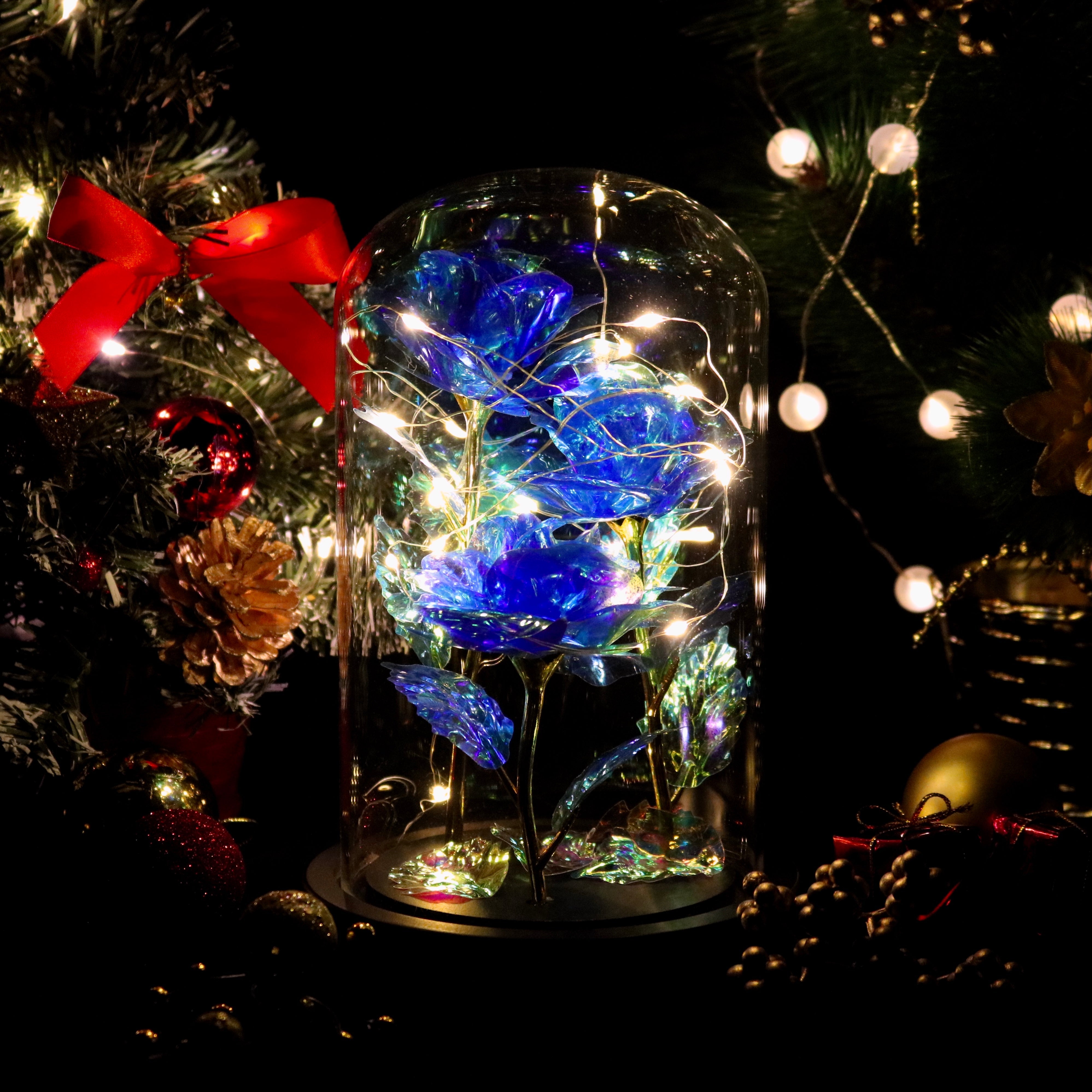 Magische leuchtende Rose