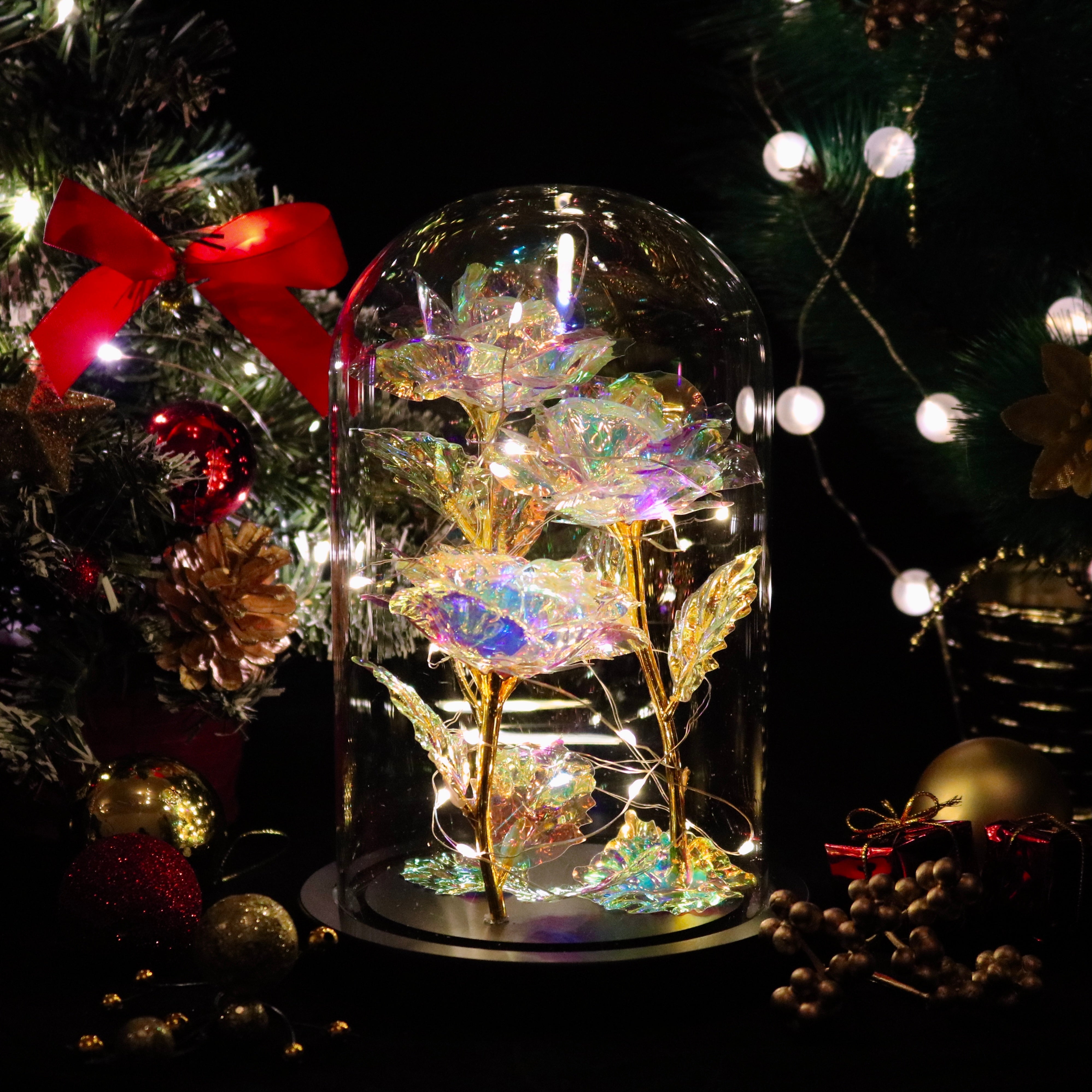 Magische leuchtende Rose