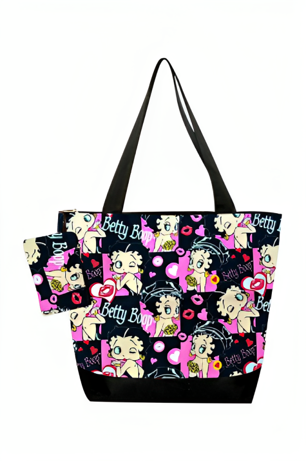 Betty Boop Leopard & Kisses - Tote Bag