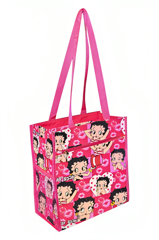 Betty Boop All Heads Pink Tote Bag
