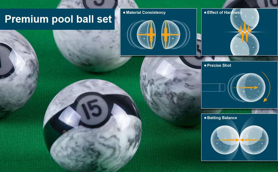Pool ball set