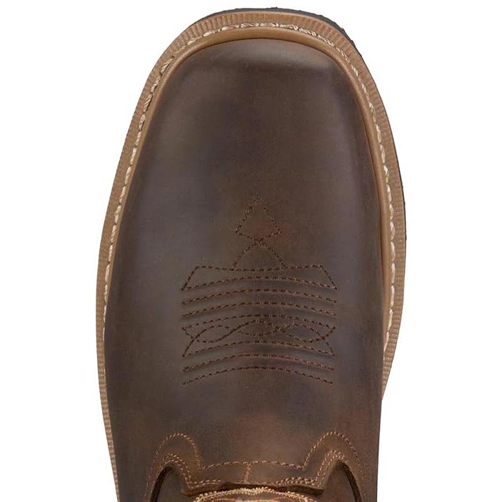 Sureway 10 Western Cowboy Boots for Men Soft Toe 1001 brown, Brown  13  Waterproof Soft Toe