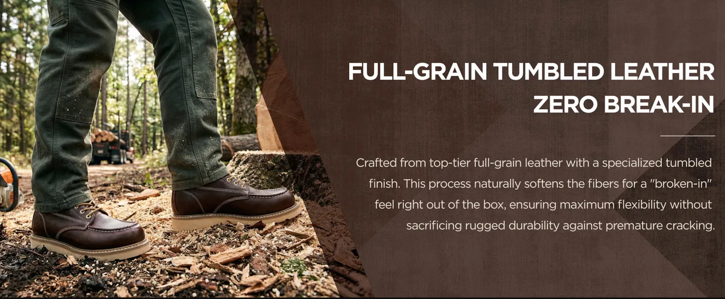 6 inch composite toe work boots