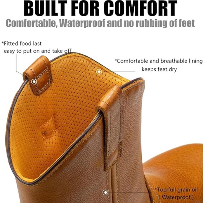 Sureway Men's 10" Waterproof Steel Toe Wellington Work Boot