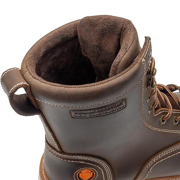 waterproof work boots for men 8-inch Safety Toe Logger Boots