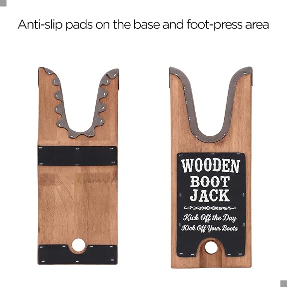 SUREWAY Boot Jack,Boot Remover for Cowboy Boots,Boot Puller for Waders and Work Boots