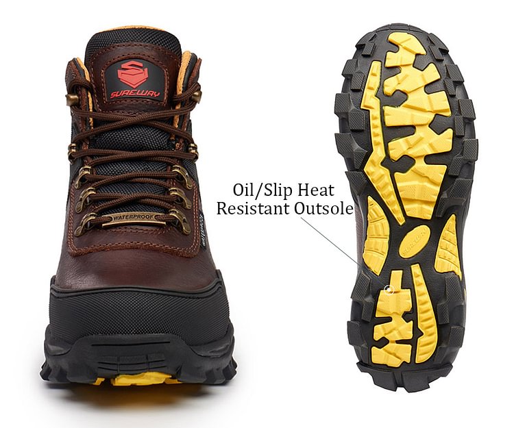 Sureway Men's 6" Soft Steel Toe Lace up work boots