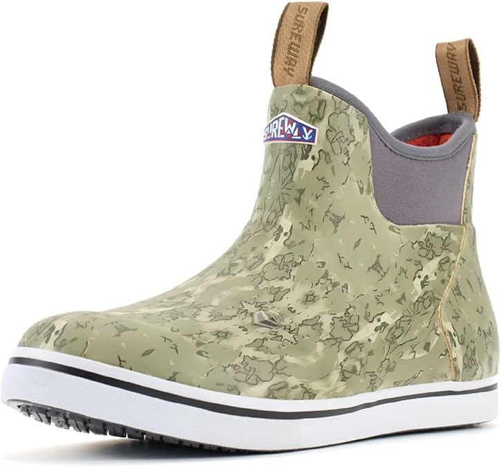 SUREWAY Men's Deck Boots Professional Non-Slip Fishing