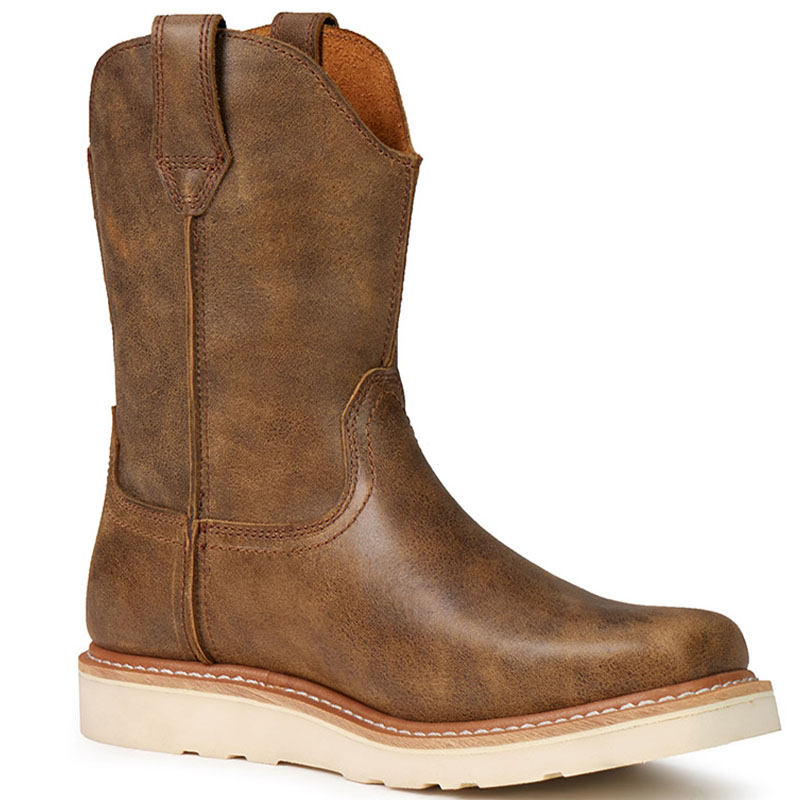 Sureway 10” Men's Western Slip On Work cowboy Boots 